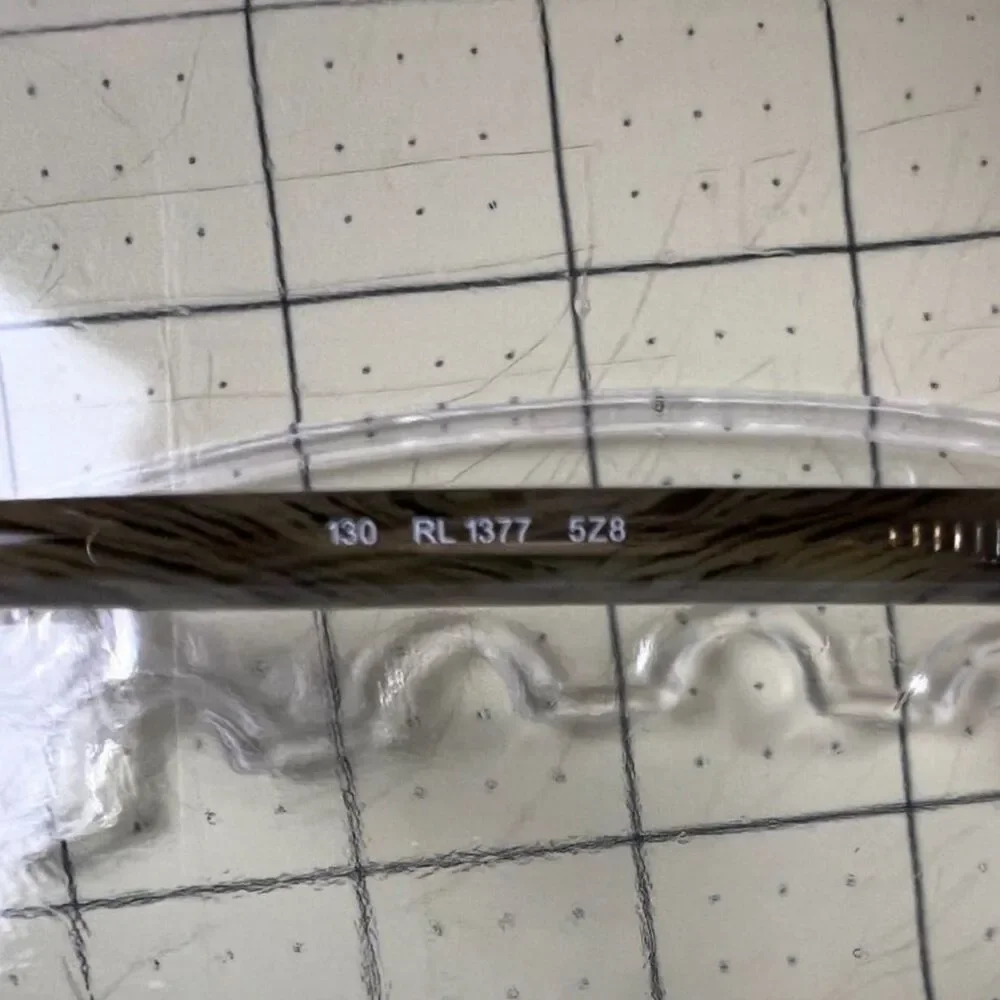 Ralph Lauren Y2K Olive Green Rectangular Glasses